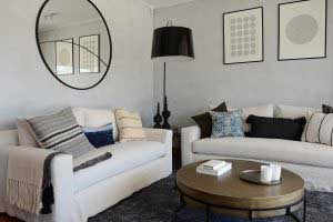 sofaonline - sofa a medida Juana con tela de lino color hueso