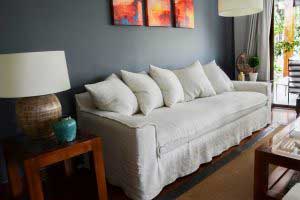 sofaonline - sofa a medida Amanda con tela de lino caribe hueso