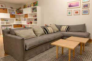 sofaonline - sofa modular a medida Emilia con tela de lino