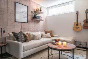 sofaonline - sofa modular a medida Andrea con tela de lino color hueso