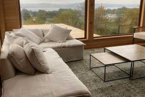 sofaonline - sofa modular a medida Olivia con tela de lino