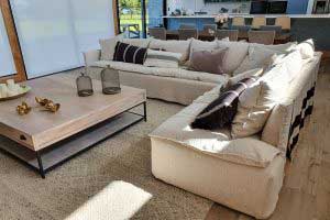 sofaonline - sofa modular a medida Olivia con tela de lino color hueso