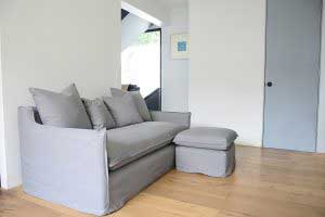 sofaonline - sofa modular a medida con puf independiente Ana y tela Jenny 229