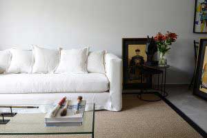 sofaonline - sofa a medida Margarita con tela de lino color hueso