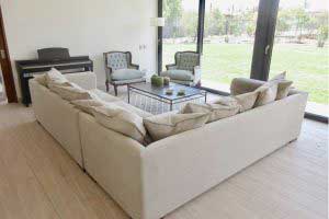 sofaonline - sofa modular a medida Luisa con tela de lino caribe legiado