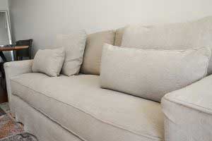 sofaonline - sofa a medida Mariana con tela de lino caribe hueso