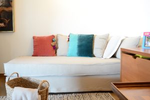 sofa a medida - chaise lounge - paz- con funda